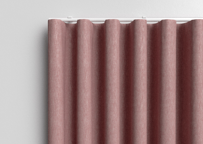Delicate Chevron, Garnet - Made to Measure Curtains - Image 13